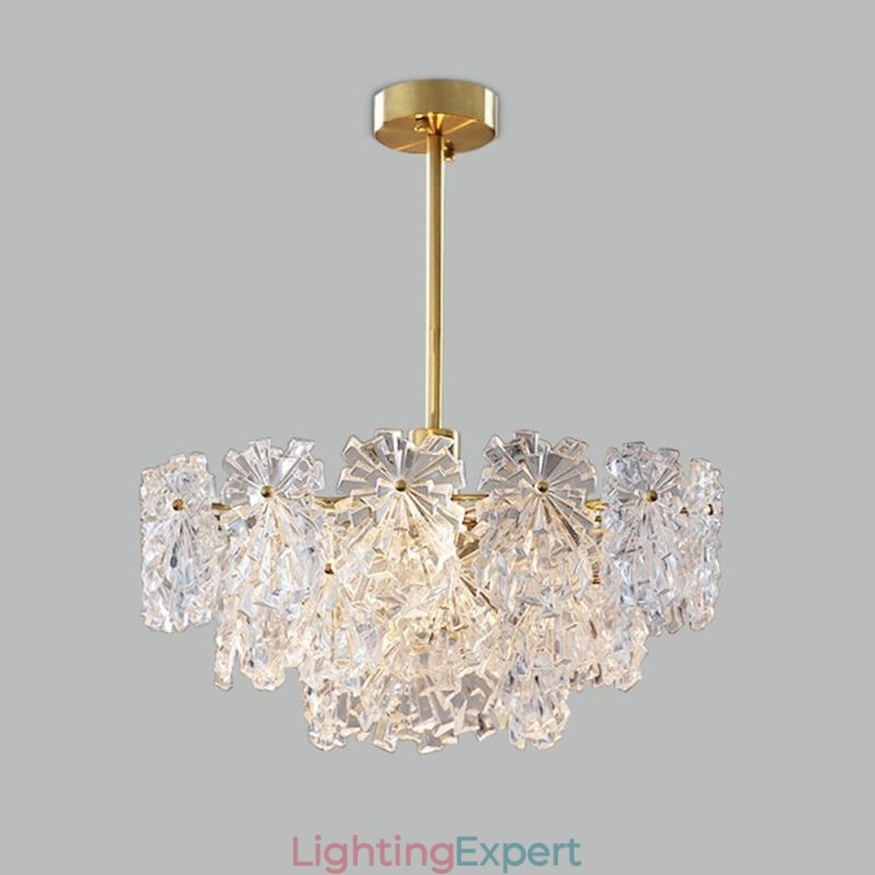 Luxury Pendant Light Home Décor Glass Chandelier Living