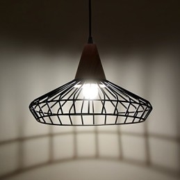 Modern Contemporary Painting Metal Chandelier