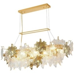Maple Leaf Pendant Light Home Decor Glass Lighting