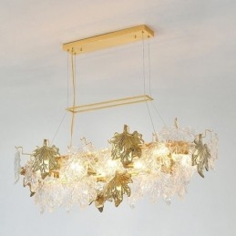 Maple Leaf Pendant Light Home Decor Glass Lighting