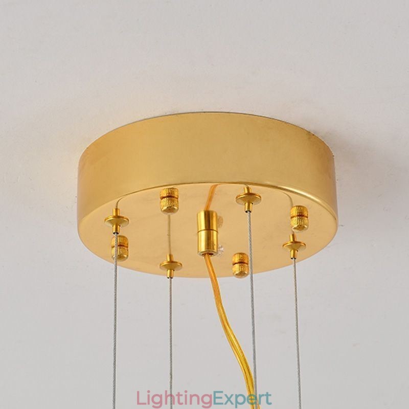Maple Leaf Pendant Light European Home Decor Glass Chandelier