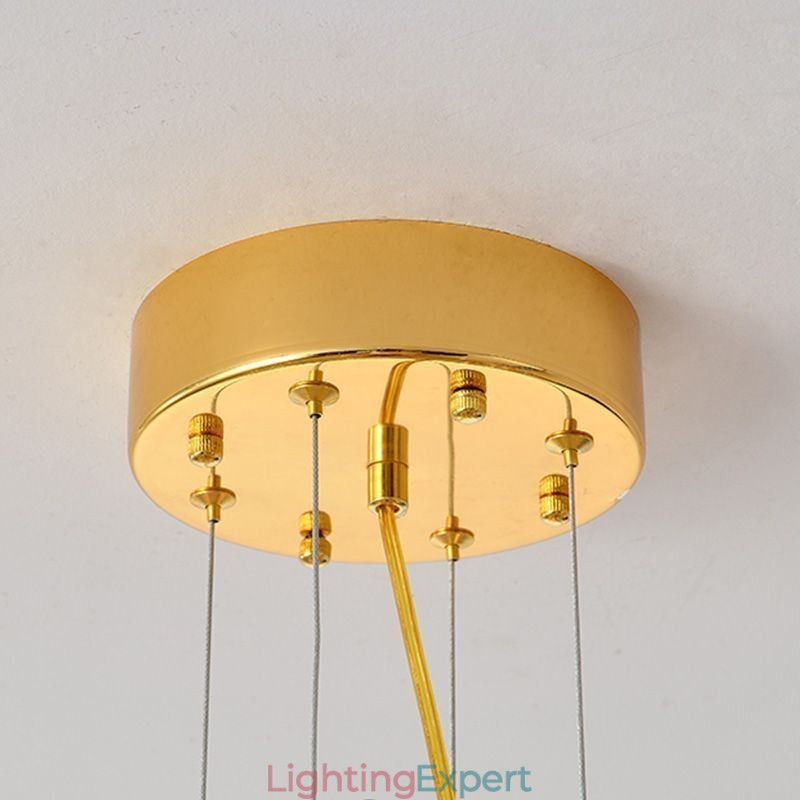 Modern Shell Glass Chandelier Lights Dining