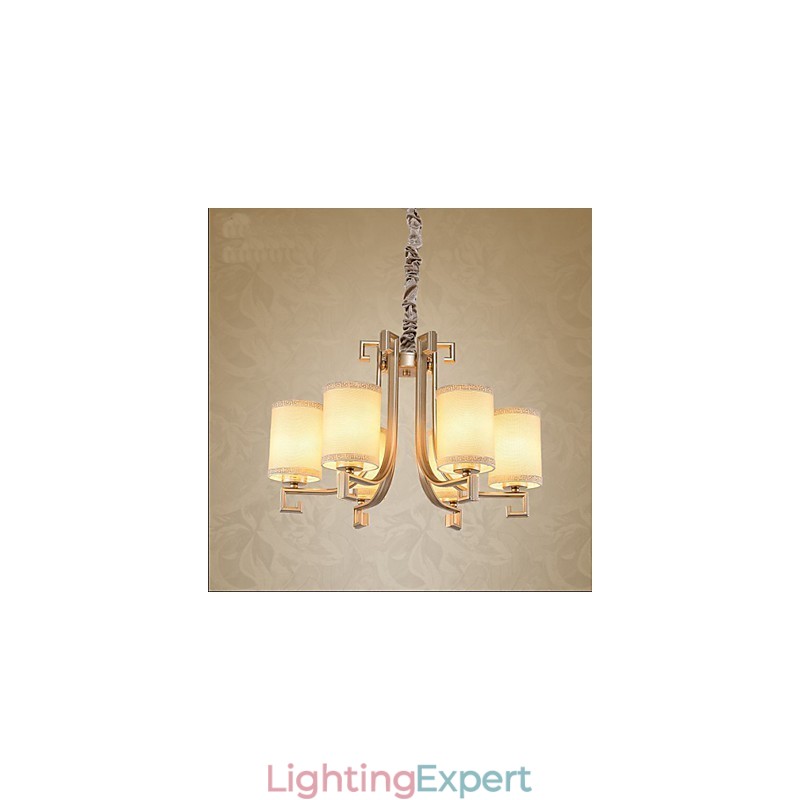The Chinese Style Chandelier Iron Copper Imitation Air Lamps