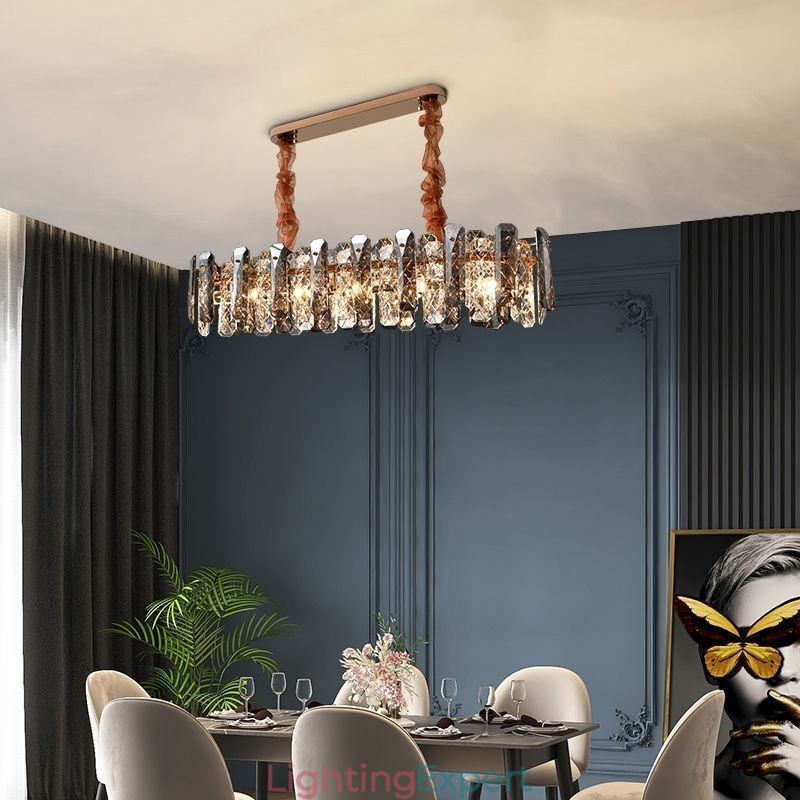 Modern Glass Pendant Lighting Luxury Hanging Lighting Fixture Dining