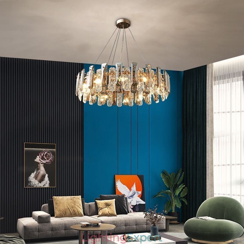 European Glass Pendant Light Luxury Hanging Lamp