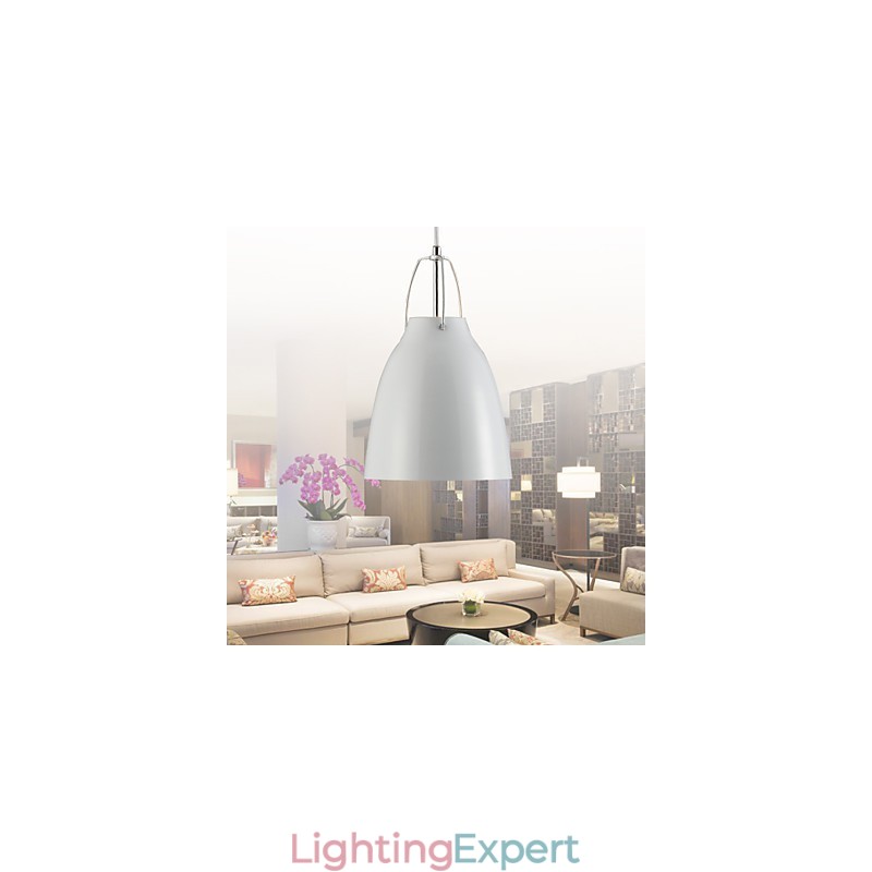 Contemporary and contracted droplight 1 light Metal Pendant Light