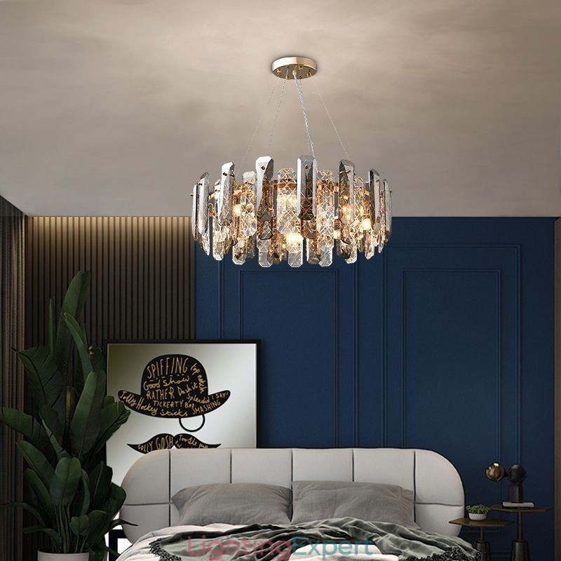 European Glass Pendant Light Luxury Hanging Lamp