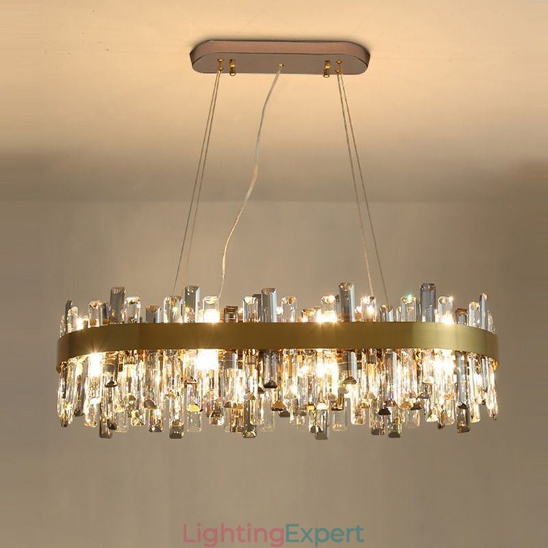 Light Luxury Chandelier Post Modern Glass Pendant Light