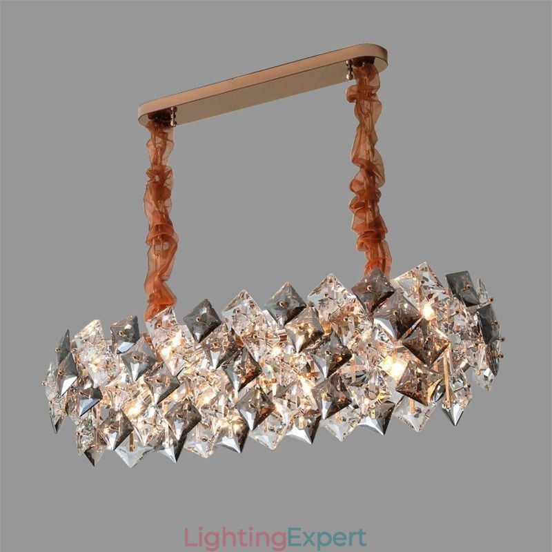 European Glass Chandelier Creative Light Luxury Pendant Lighting