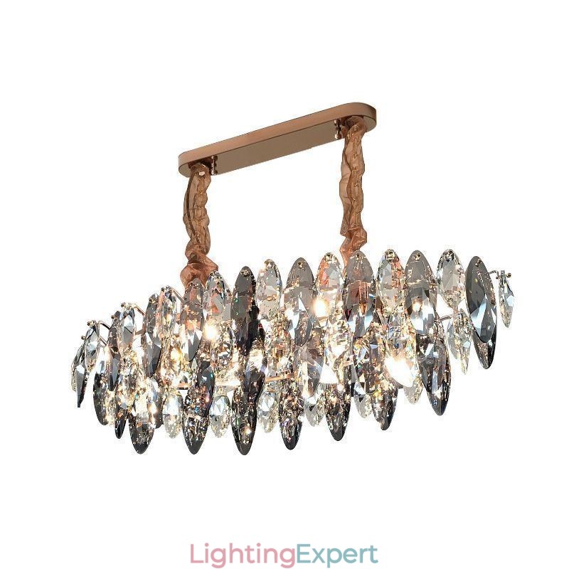Light Luxury Pendant Light Home Décor Glass Chandelier Living