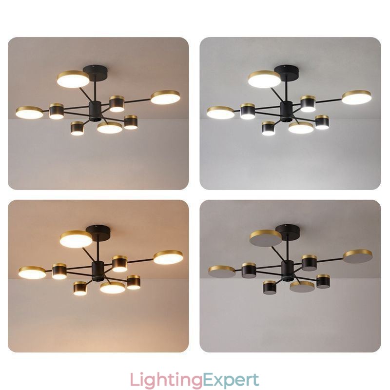 Chandelier Star Projection Pendant Light