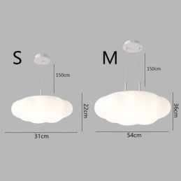 Creative Pendant Lamp White Cloud Pendant Light