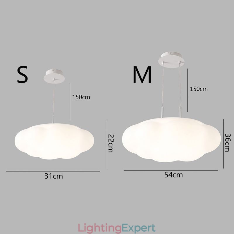 Creative Pendant Lamp White Cloud Pendant Light