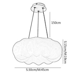 Nordic Pendant Lamp Creativity Pumpkin Shape Hanging Lights