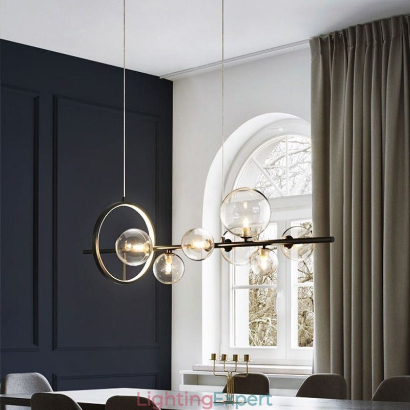 Modern Glass Bubble Pendant Light G9 Bulbs Chandelier