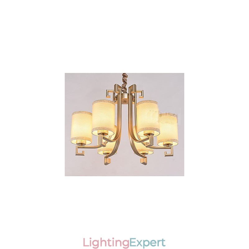 The Chinese Style Chandelier Iron Copper Imitation Air Lamps