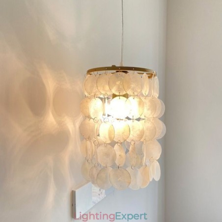 Modern Capiz Pendant Light Contemporary Mini Hanging Ceiling Lighting Dining Modern Capiz Pendant Light Contemporary Mini Hanging Ceiling Lighting Dining