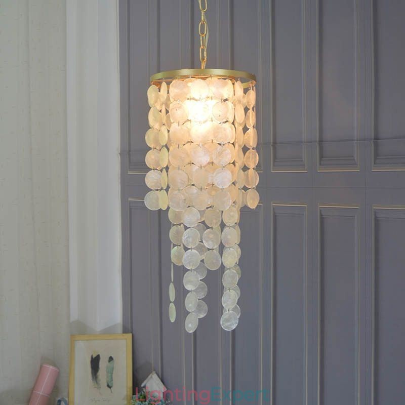 Contemporary Shell Hanging Ceiling Lighting