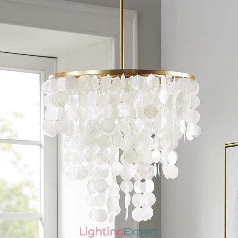 Contemporary Shell Hanging Ceiling Lighting