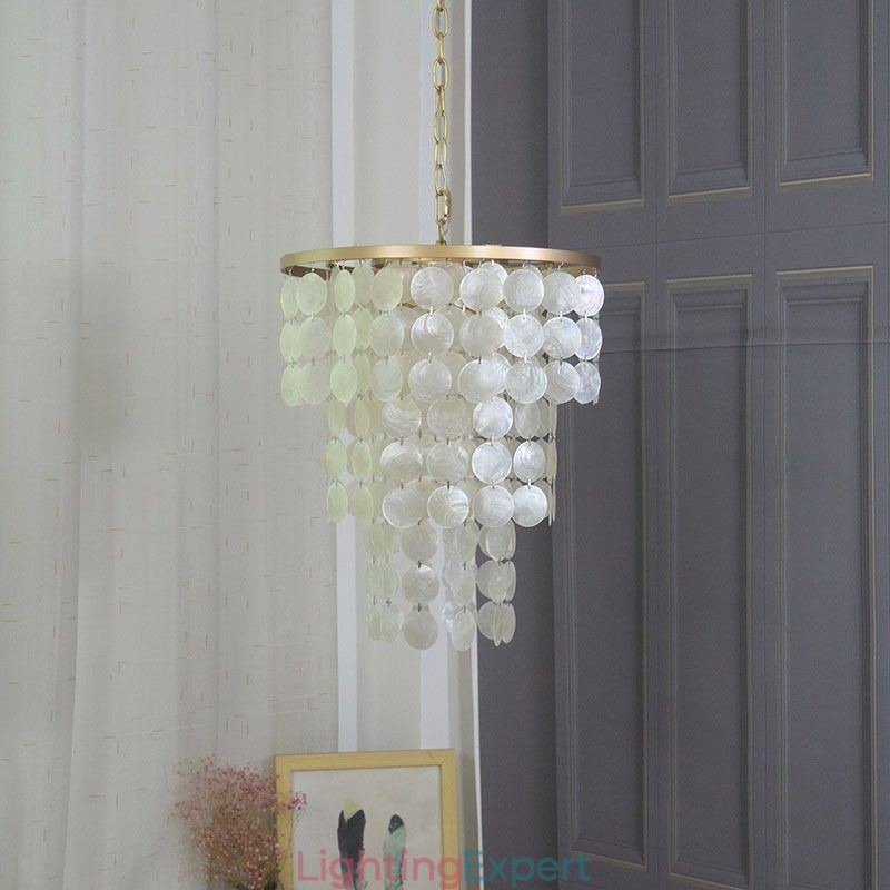 Contemporary Shell Hanging Ceiling Lighting