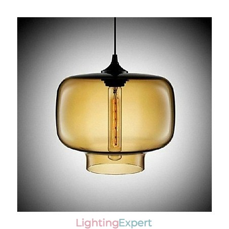 Bottle Design Pendant 1 Light Concise Iron Painting