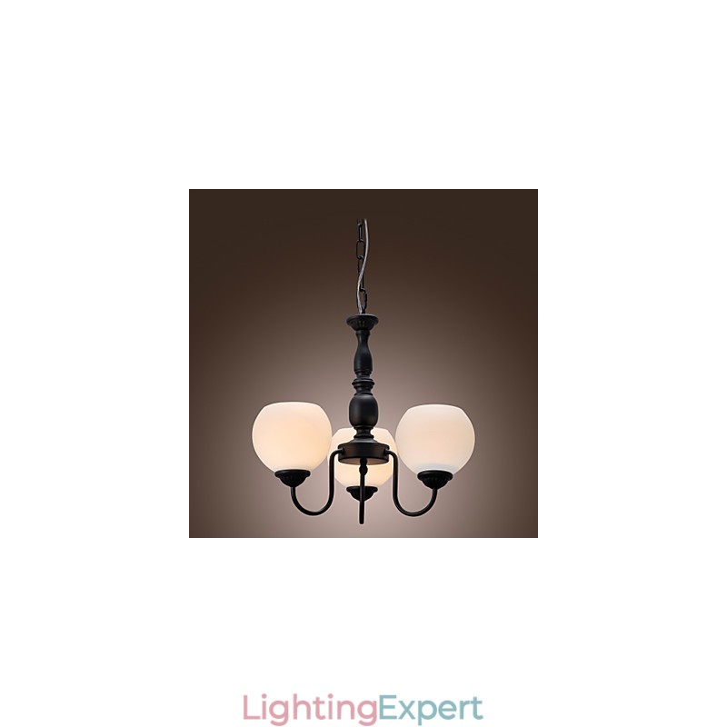 Traditional Classic Candle Style Bronze Chandelier