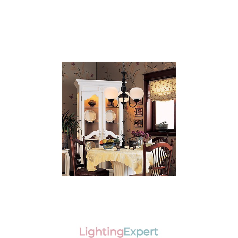 Traditional Classic Candle Style Bronze Chandelier