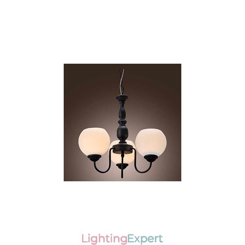 Traditional Classic Candle Style Bronze Chandelier