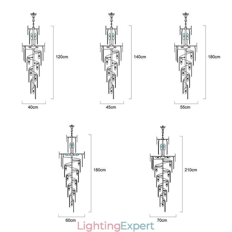 Sparkling Pendant Light Large Ceiling Light