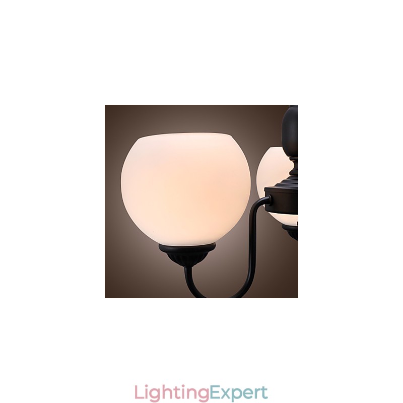 Traditional Classic Candle Style Bronze Chandelier