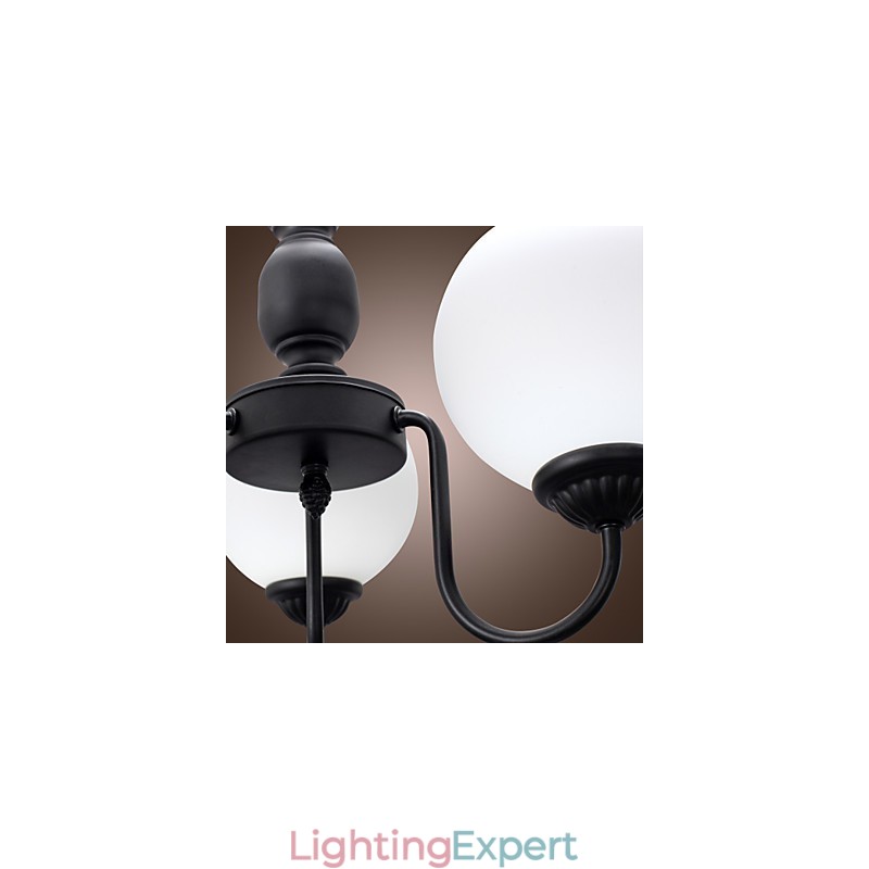 Traditional Classic Candle Style Bronze Chandelier