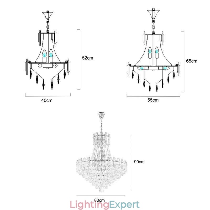 Modern Crystal Pendant Light Round Ceiling Lighting Fixture