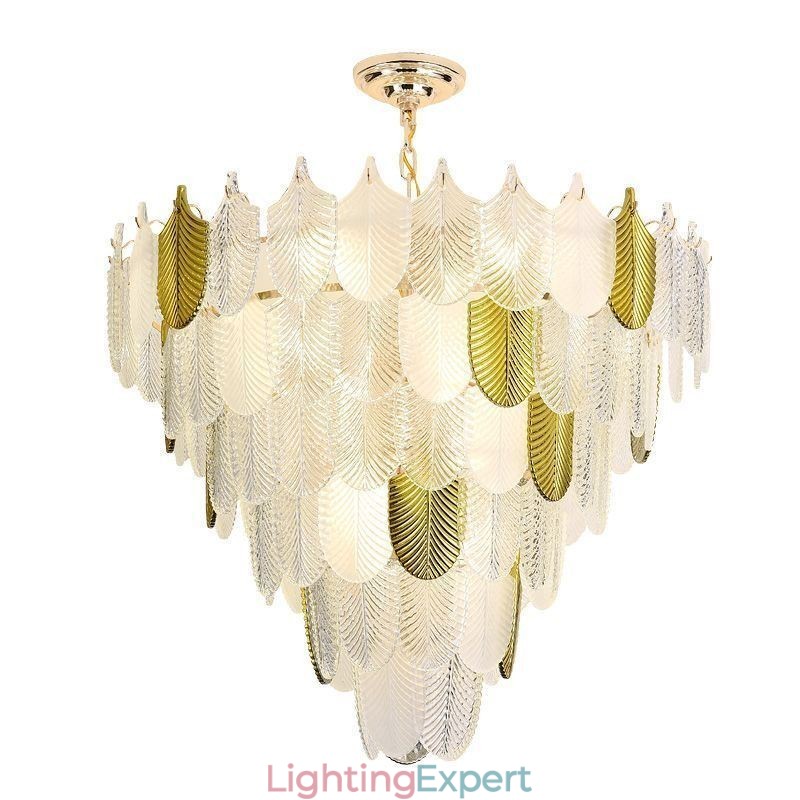 Crystal Elegant Leaf Pendant Light Ceiling Pendant Light