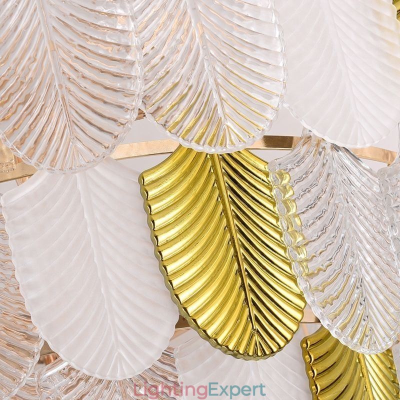 Crystal Elegant Leaf Pendant Light Ceiling Pendant Light