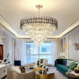 Modern Crystal Pendant Light Ceiling Lighting Fixture