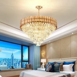 Modern Crystal Pendant Light Ceiling Lighting Fixture