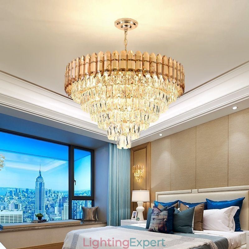 Modern Crystal Pendant Light Ceiling Lighting Fixture