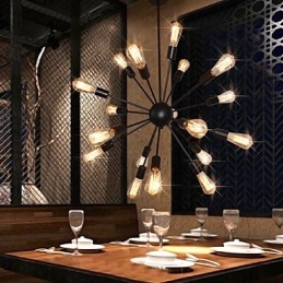 Country Designers Antique Brass Metal Chandelier