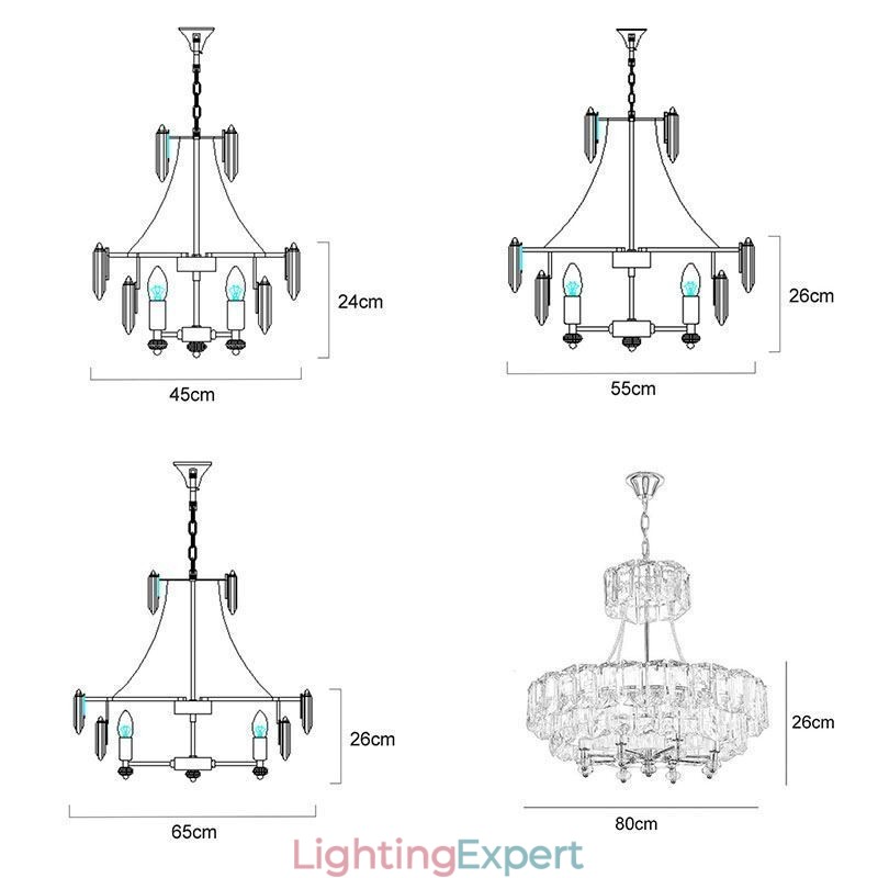 White Crystal Pendant Light Modern Ceiling Lights Hanging Lights