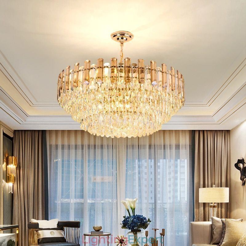 European Pendant Light Modern K9 Crystal Lighting