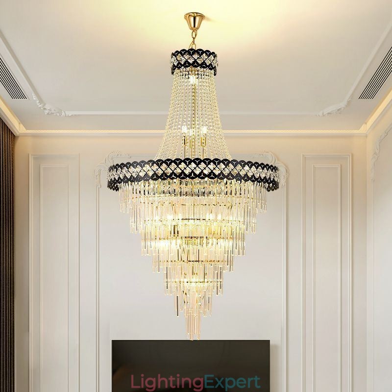 Luxurious Pendant Light Crystal Ceiling Light Fixture