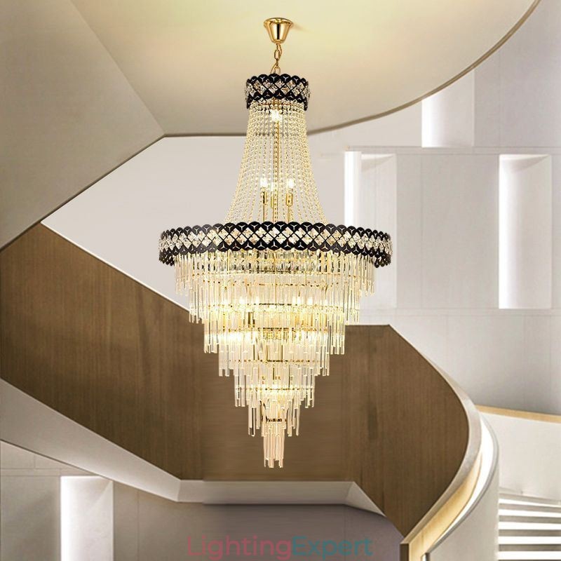 Luxurious Pendant Light Crystal Ceiling Light Fixture