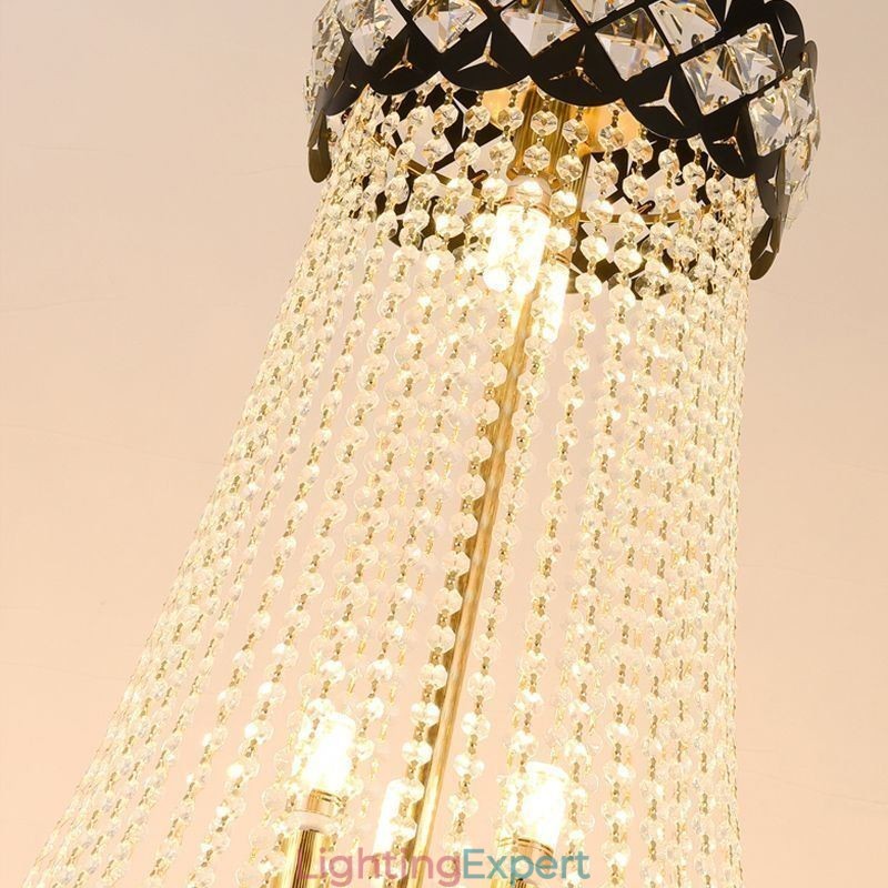 Luxurious Pendant Light Crystal Ceiling Light Fixture