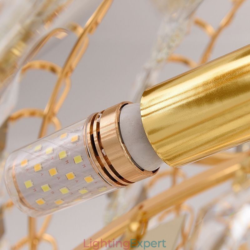 Luxurious Pendant Light Crystal Ceiling Light Fixture