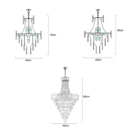 Gorgeous Pendant Light Crystal Ceiling Light Fixture