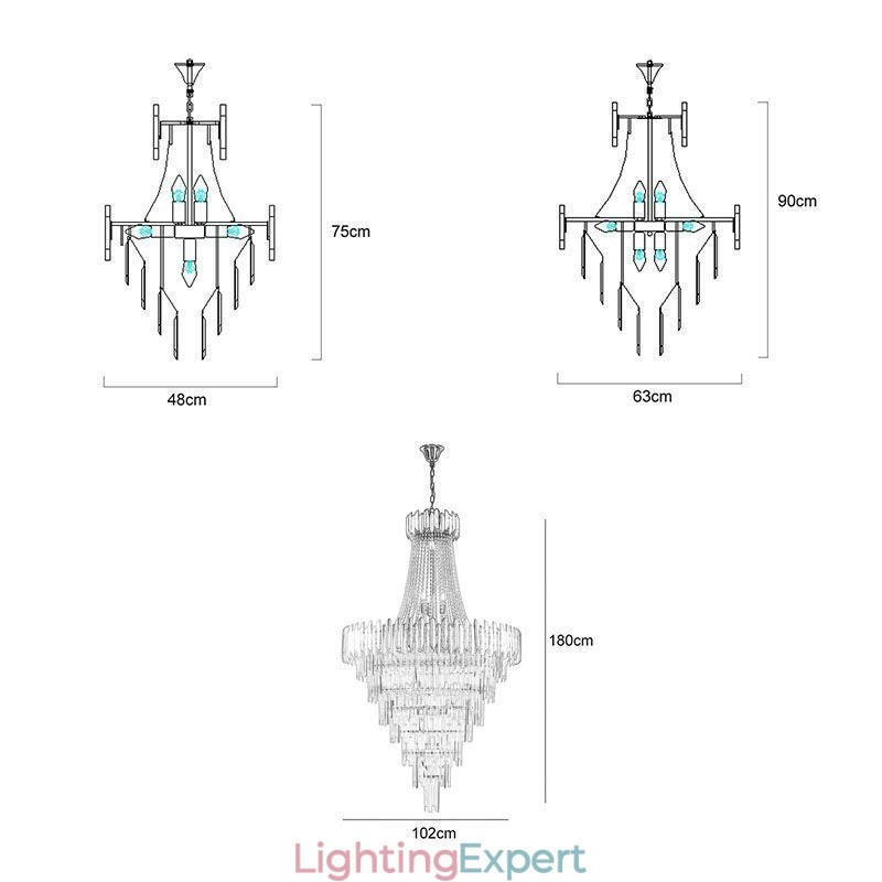 Gorgeous Pendant Light Crystal Ceiling Light Fixture