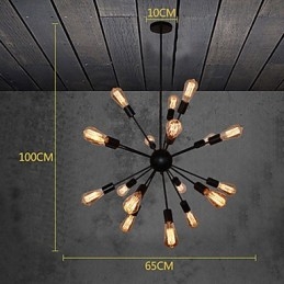 Country Designers Antique Brass Metal Chandelier