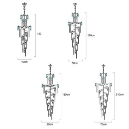 Modern K9 Crystal Pendant Lamp Ceiling Light Fixture