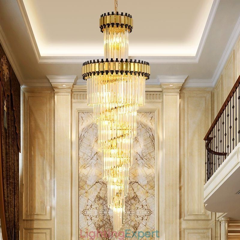 Crystal Pendant Light Modern Spectacular K9 Ceiling Light