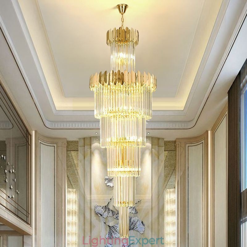 Modern Crystal Ceiling Light Fixture Pendant Lamp Dining Foyer